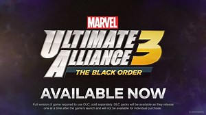 MARVEL ULTIMATE ALLIANCE 3: The Black Order is available now for Nintendo Switch! Assemble your Ultimate Team and prevent Thanos from achieving galactic devastation! https://marvelultimatealliance3.nintendo.com/ | Nintendo Switch
