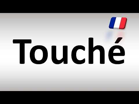 How to Pronounce Touché in French