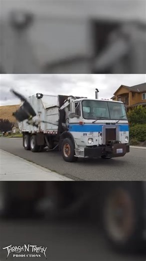⚡ Lightning-Fast Heil Formula 7000 Automated Side Loader! 🚛 Blink and you’ll miss it—the lift arm grabs, dumps, and resets in record time! Speedy, powerful, and seriously satisfying to watch 👍 👉 Like, share, and follow Thrash N Trash Productions for more "trashy" content! #garbagetruck #trashtruck #sanitation #dumptruck #robotic #fast #slamming #crushing #dumping #thrashntrash | Thrash 'N' Trash Productions