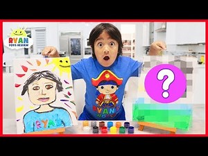 Paint Each Other Challenge Ryan vs Mommy!!!!