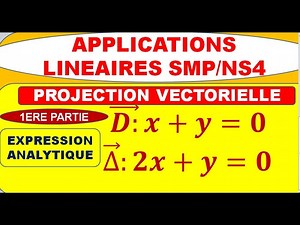 16 reactions · 5 comments | Exemple d'applications linéaires: Projection et symétrie vectorielle | VMathsPhy | Facebook