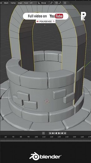 How to Model a Cartoon Style Well in Blender #blender #polyeevee #tutorial