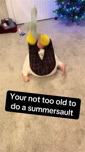 Your never too old to have fun! 🤣🤣#Summersault #SomersaultChallenge #JustForFun #GoofballEnergy #UnhingedInPublic