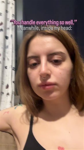 zey on Instagram: "They see calm. I hear chaos. #relatable #innerthoughts #overthinking #ʀᴇᴇʟsᴅᴀɪʟʏ #fyp"