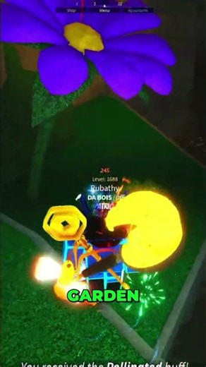 Unlock the Secret Bee Zone & Summon the Flower Guardian! #robloc #fisch #shorts