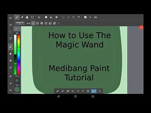 How To Use The Magic Wand - Medibang Paint Tutorial For Beginners