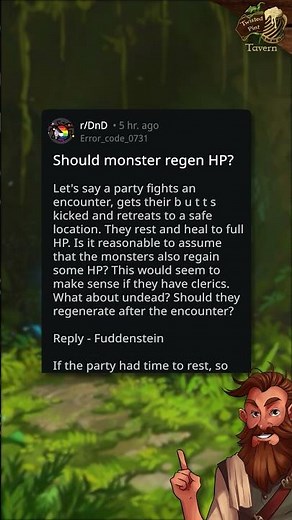 Should Monsters in D&D Regenerate HP? | r/DnD