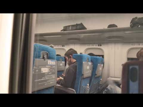 The view from the window of the Sanyo Shinkansen