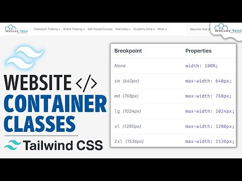 What are Containers in Tailwind CSS? | Tailwind Containers Class - Complete Tutorial
