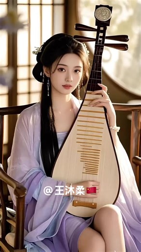王沐柔 | This is a traditional Chinese musical instrument -- Pipa(琵琶）这是中国传统乐器——琵琶 #hanfu #中国汉服 #中国乐器 #中国传统乐器 #琵琶 #ChineseHanfu #Pipa ＃ai奏响中国乐 | Instagram