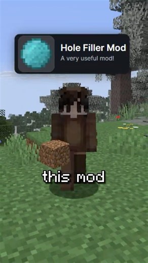 This Minecraft Mod Adds Hole FILLERS