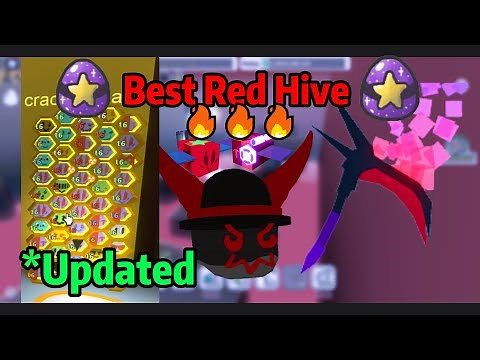 🔥The Ultimate Red Hive Guide * Updated - Bee Swarm Simulator