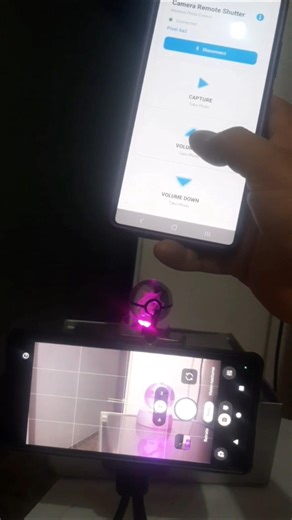Camera Remote Shutter App: Foreground Service Premissions usage example