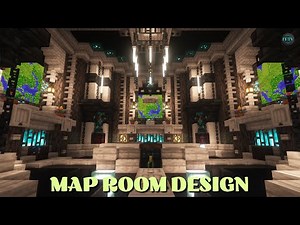 Minecraft Map Room Tutorial | Build a Stunning Pale Oak Fantasy Design