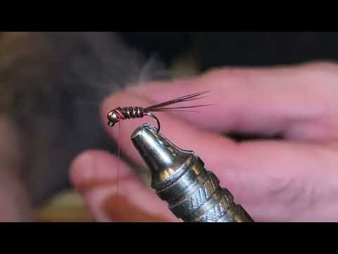 Quick Pheasant Tail Jig Nymph Fly Pattern Tying Video