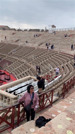 The VERONA Arena is the Roman Amphitheater located in the historic center of Verona, an iconic symbol of Venetian city alongside the figures of Romeo and Juliet. It stands as one of the Grand Structures that defined Roman Architecture and is among the best preserved ancient amphitheaters to have survived into the modern era. 🇮🇹🇮🇹🇮🇹 | Mariabella Snider