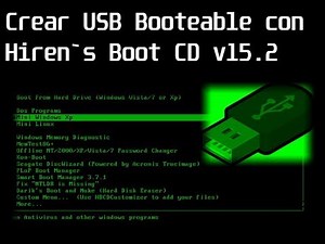 Create Bootable USB with Hiren's Boot CD 15.2
