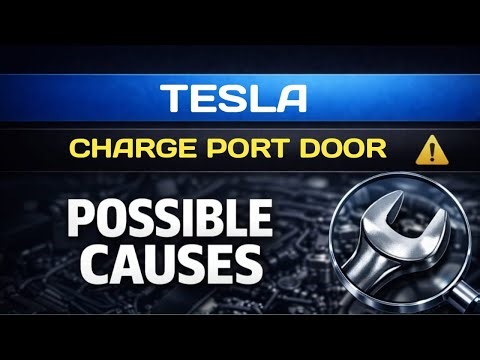 Tesla Charge Port Door Doesn’t Close Fully – What Could Be Causing It