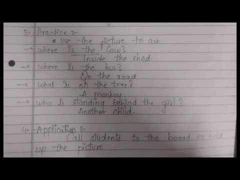 Grade One Mathematics (Lesson plan) 1. My Village