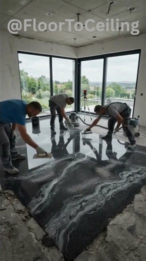 You Won't Believe What's Hidden Under This Floor! 🤫✨ Wait for the Final Reveal! #shorts #epoxyresin