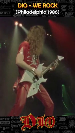 DIO - WE ROCK (Philadelphia 1986) #dio #ronniejamesdio #heavymetal #rocknroll