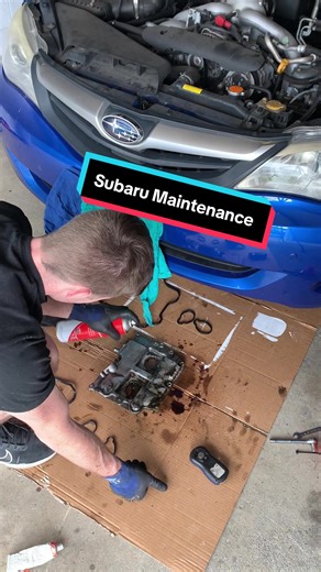 Gotta love working on a boxer engine 👌 #subaru #impreza #boxer #maintenance #fix #fyp
