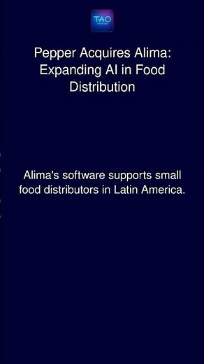 Pepper Acquires Alima: Expanding AI in Food Distribution
