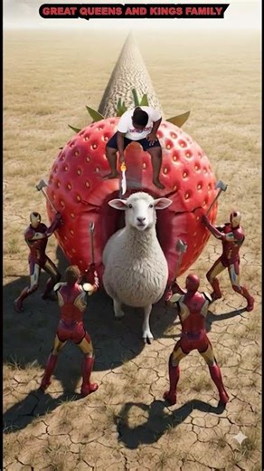 Rescue Funny Cow sheep from giant log watermelon Marvelous Cow Belly Dance funny video cow song