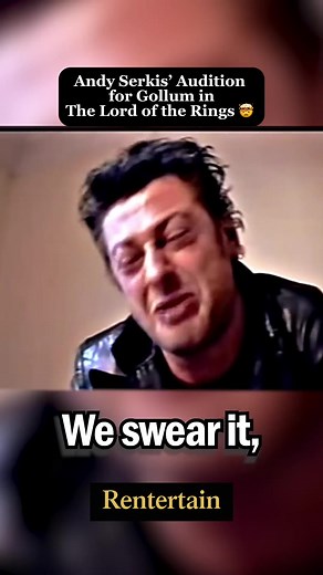 Andy Serkis’ Audition for Gollum in The Lord of the Rings 🤯 An incredible behind the scenes look! #behindthescenes #thelordoftherings