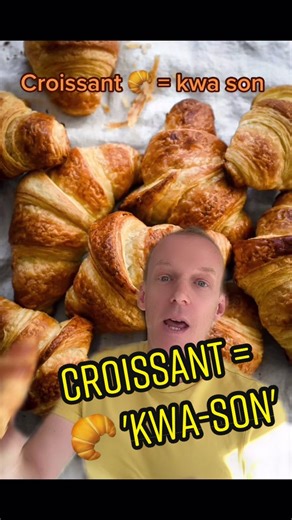 Croissant Pronunciation Guide and Meaning in English