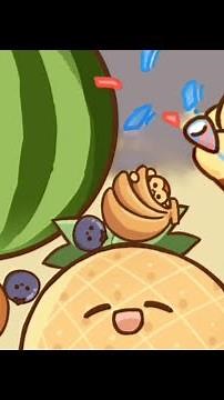 QSWater Melon🙉🔥We'll show you how to play the Watermelon game! #qswaterme #qsmonkeyland #suikagame
