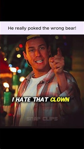 He really found out why you don't mess with Happy Gilmore! 😂