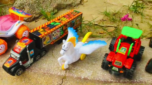 Colorful Toy Collection for Kids: Trucks, Cars, Buggy & More