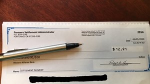 Settlement checks  are finally in the mail in the Premera Blue Cross data breach case