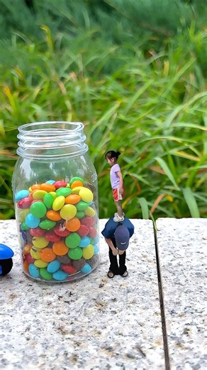 Small Candy Box, Big Trouble! 🍬🔥~mini wood toy-woodworking art skill / wood / hand craft #shorts​