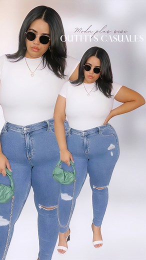 575K views · 4.6K reactions | Outfits Casuales Moda Plus size #modaplus #plussizefashionista #plussizestyle #outfitinspo | Stefanybrits | Facebook