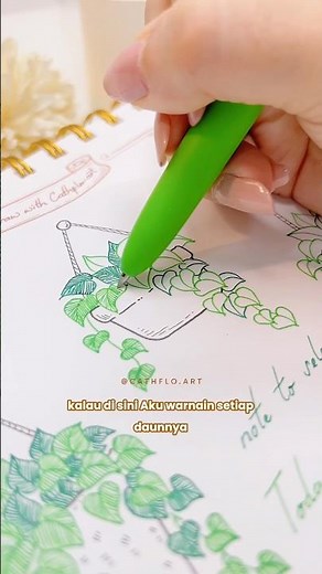 How to Draw Aesthetic Leaves #art #drawing #drawingtutorial