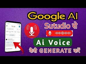 Google Ai Studio Se Voice Kaise Karen Generate Karen || How To Converd Text into Ai Speech