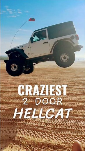 2 Door Jeep Wrangler + HELLCAT = Chaos
