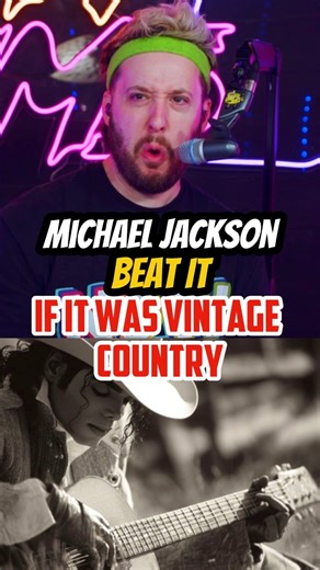 Michael Jackson - Beat it if it was Vintage Country watch me LIVE 🥁-> twitch.tv/sethdrums #drums #fyp #ai #michaeljackson #throwback #throwback | SethDrums