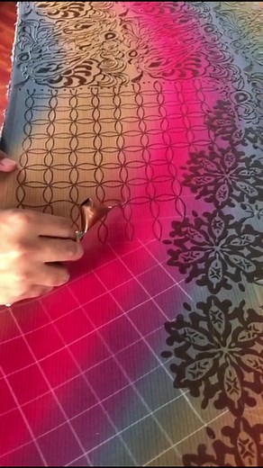 Kombinasi batik blok dan canting #batikblok #batikcanting #handmade #cotton #batikmalaysia