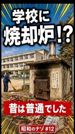 Why School Incinerators Disappeared #ShowaEraMystery #School