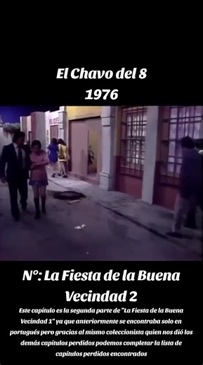 El Chavo del 8 1976 - La Fiesta de la Buena Vecindad 2 (Capítulo perdido encontrado en VHS) #elchavodel8 #1976 #elchavo #chespirito #robertogomezbolaños