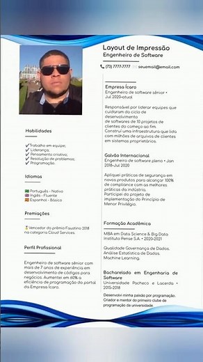 Print-ready resume – free download on Google Docs
