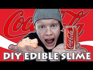 DIY EDIBLE COCA COLA SLIME - HOW TO MAKE SLIME