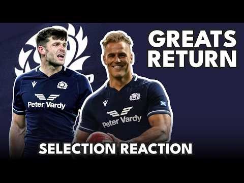 Townsend picks Kinghorn and van der Merwe! - Scotland’s selection for Wales match [6 Nations Rugby]