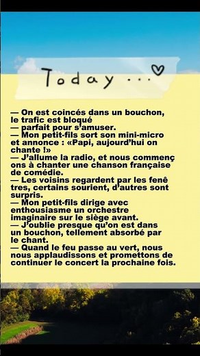 🚗 — Bouchon et karaoké salon #blague #anecdote