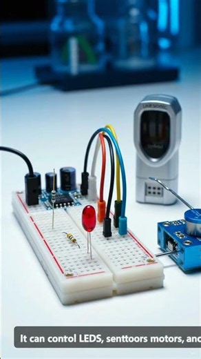 Quick montage of Arduino controlling a sensor and a servo motor