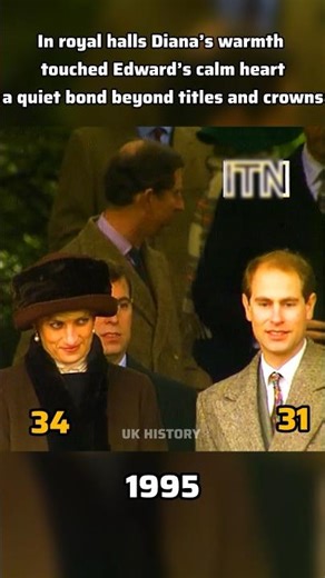 Princess Diana & Prince Edward🥀👑 #shorts #princeedward #diana #uk #princess #royalfamily #history