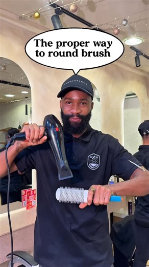 Lagos Hairstylist | Frontal Glue-less wig Expert on Instagram: "The proper round brush tutorial 🤣 Salon 📍: Lekki Phase 1 (full address in bio) For all Wigs and frontal purchase 👉🏼 @wigtivity Limited December slots available to book, hurry💃🏽 ───────────────────── To book an appointment; use any of these options: 1. Click the link in bio to chat with a representative or use the “book yourself in” option. 2. Send us a direct message ‘DM’ 3. Simply walk-in to the salon - address is in our bio 